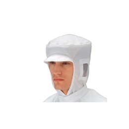 【訂購防塵風帽白色有帽簷款】|立體方頂設計加短帽簷|兩側透明開窗透氣|無遮面層無鬆緊結構|有帽簷頭套製造商  SKMG015 【訂購防塵風帽白色有帽簷款】|立體方頂設計加短帽簷|兩側透明開窗透氣|無遮面層無鬆緊結構|有帽簷頭套製造商  SKMG015